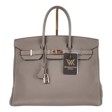Hermès — Hermès Birkin 35 Etain 2020 in Original — Handbag — resale