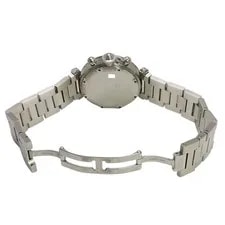 With Cartier Pasha C Chronograph W31048M7 SS Silver Automatic S 41100096329 4