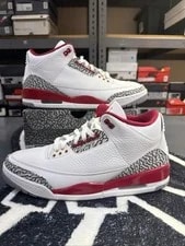 Air Jordan — Air Jordan 3 Retro Cardinal 2021 Size 12M 13.5W Clean CT8532-126 — Sneaker — resale