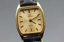 Omega — 1982 Omega de Ville Cal.1387 20mm Push Crown Gold Qz — Watch — resale