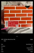 Size 12 - Nike Air Force 1 X 2022 2