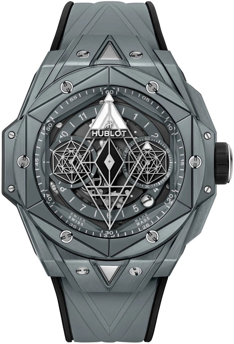 Worldofluxuryus — Hublot Big Bang Sang Bleu II Grey Ceramic — Watch — resale