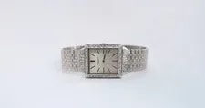 18k White Gold Patek Philippe With Diamond Bezel Reference 3491 2