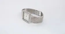 18k White Gold Patek Philippe With Diamond Bezel Reference 3491 3