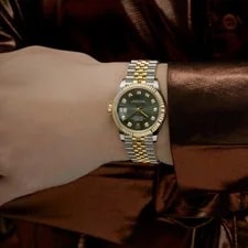 Rolex Datejust 31 278273 '' Stainless Steel Yellow Gold Olive Green 2