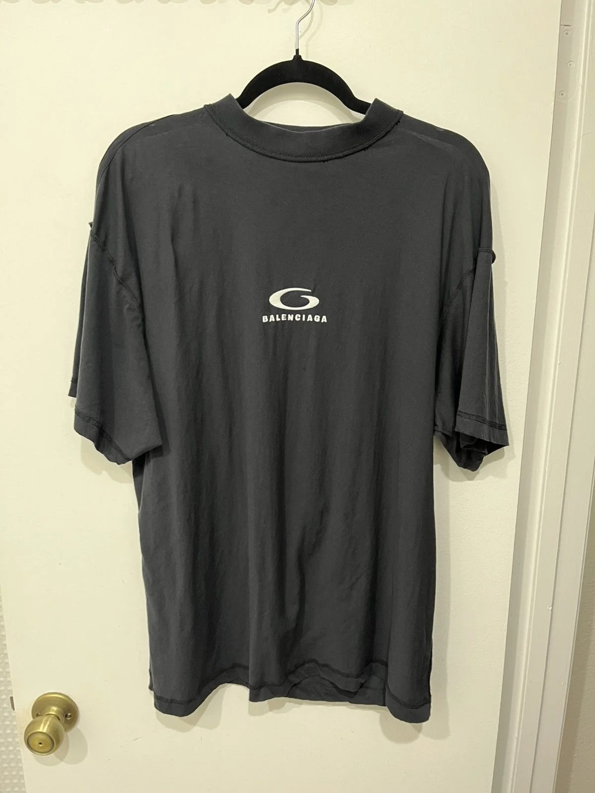Balenciaga — Balenciaga Inside Out Loops Sport Icon Logo T Shirt — streetwear — resale