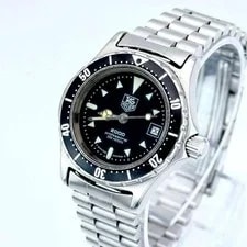 Tag Heuer — TAG Heuer Professional 973.008 Black Quartz 3 Hand Date Black Dial — Watch — resale