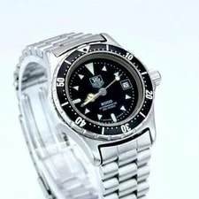 TAG Heuer Professional 973.008 Black Quartz 3 Hand Date Black Dial 3