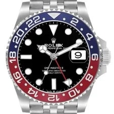 Rolex — Rolex GMT Master II Steel Pepsi Blue Red Bezel 126710 Box Card — Watch — resale