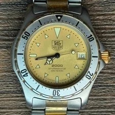Tag Heuer — Tag Heuer Professional 2000 974.013 Quartz SS Analog 200 Meters From Japan — Watch — resale