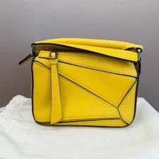 Loewe Puzzle Nano Canary Crossbody 2