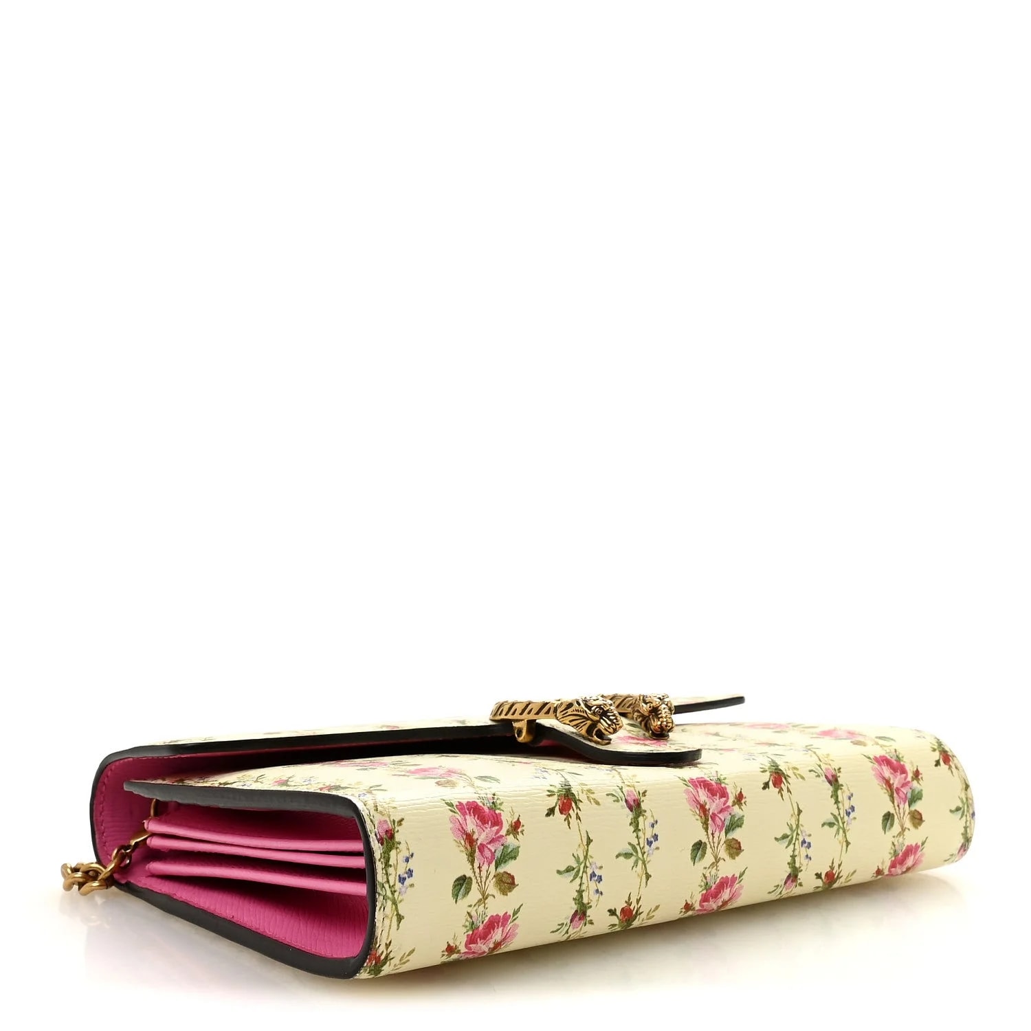 Floral Print Mini Dionysus Chain Wallet 4