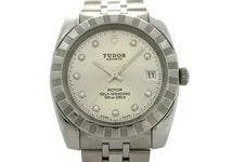 Tudor — Tudor Classic Date 21010 10-POINT Diamond Stainless Steel Automatic — Watch — resale