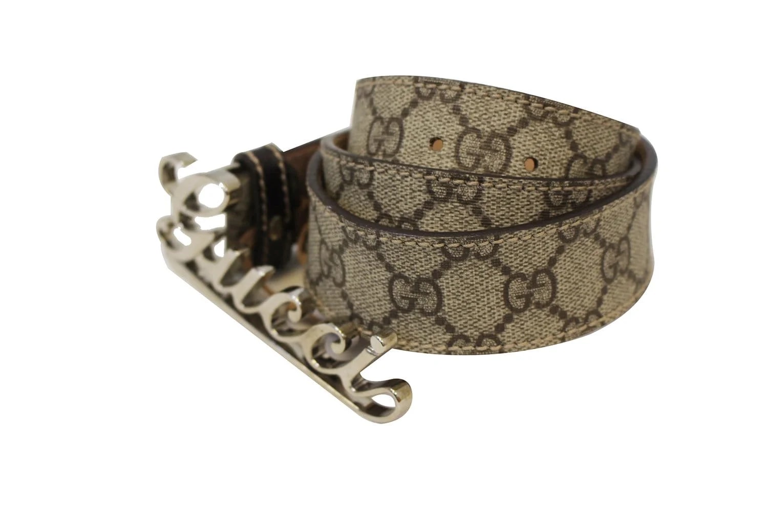 Gucci Script Buckle Belt 2
