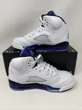 Size 3.5Y - Air Jordan 5 Retro OG (GS) / -Grape Ice HQ7980 100 2