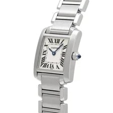 Cartier Tank W51008Q3 ( 2300) 18mm Stainless Steel Silver #WW2744 2