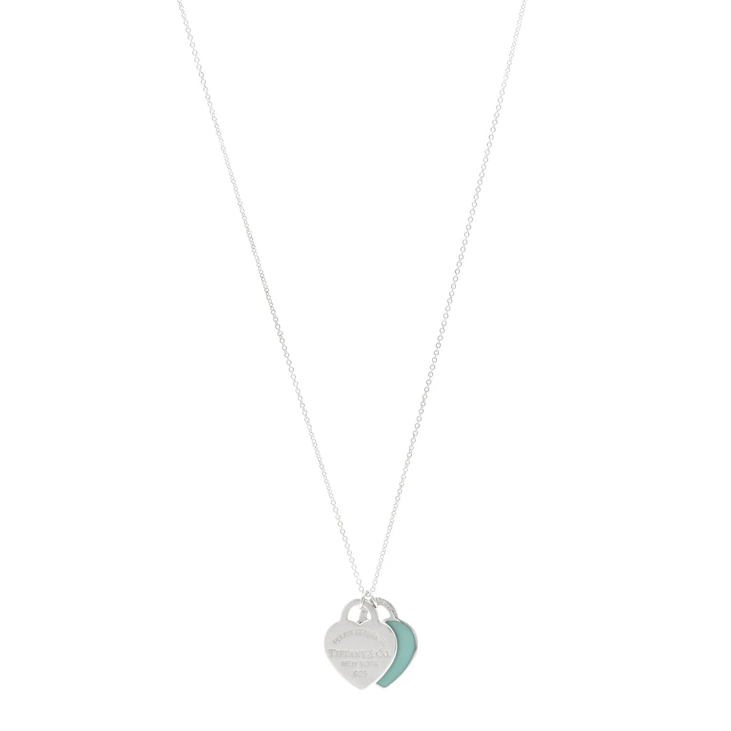 Tiffany & Co. — Enamel Return To Tiffany Double Heart Tag — Jewelry — resale