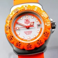 Tag Heuer — TAG Heuer 373.508 Formula 1 Professional 200m Orange 30mm Quartz — Watch — resale