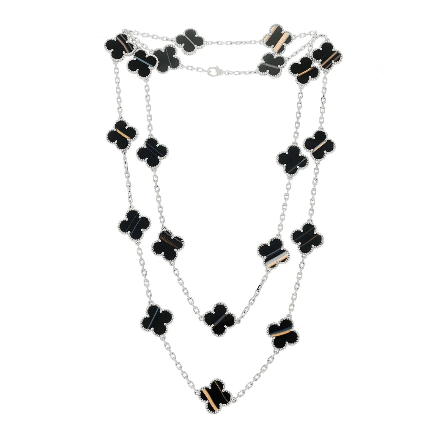 18K White Gold Veined 20 Motifs Alhambra 3