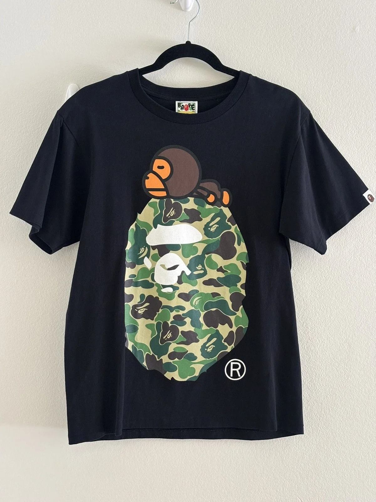BAPE — Bape Baby Milo Big Head Tee ABC Camo — streetwear — resale