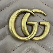 Gucci Marmont Mini Camera Nude Matelasse Crossbody 4
