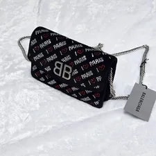 Balenciaga — Balenciaga Strassed Love Paris | Msrp $1490 — Handbag — resale