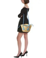 Bottega Veneta Arco Small Straw & Basket 4