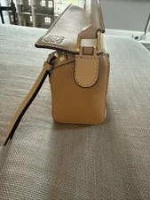 ’s LOEWEWhiteCalfskin Mini Woven Puzzle 4
