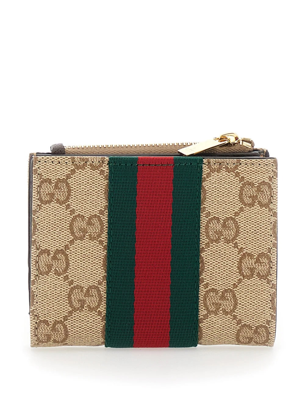 Gucci — Gucci Web-Striped Wallet — — Handbag — resale