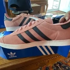 Adidas Originals Gazelle ’s Low Top Lace-Up New W/ Box 12 3