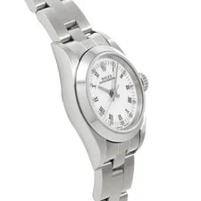 Rolex Oyster Perpetual 67180 24mm Stainless Steel White #WW2716 3