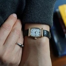 Audemars Piguet Carnegie 18k Gold & Diamonds ’S 19 Mm Manual Wind C. 2002 3