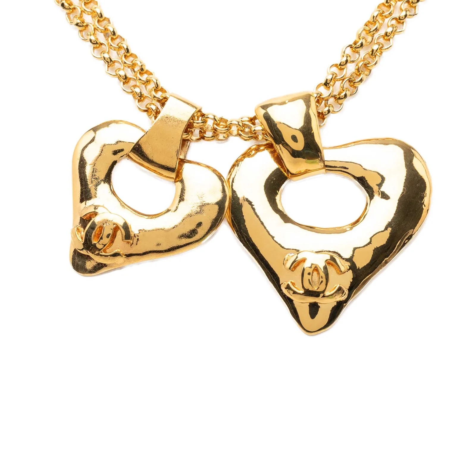 Chanel — CC Double Heart — Jewelry — resale