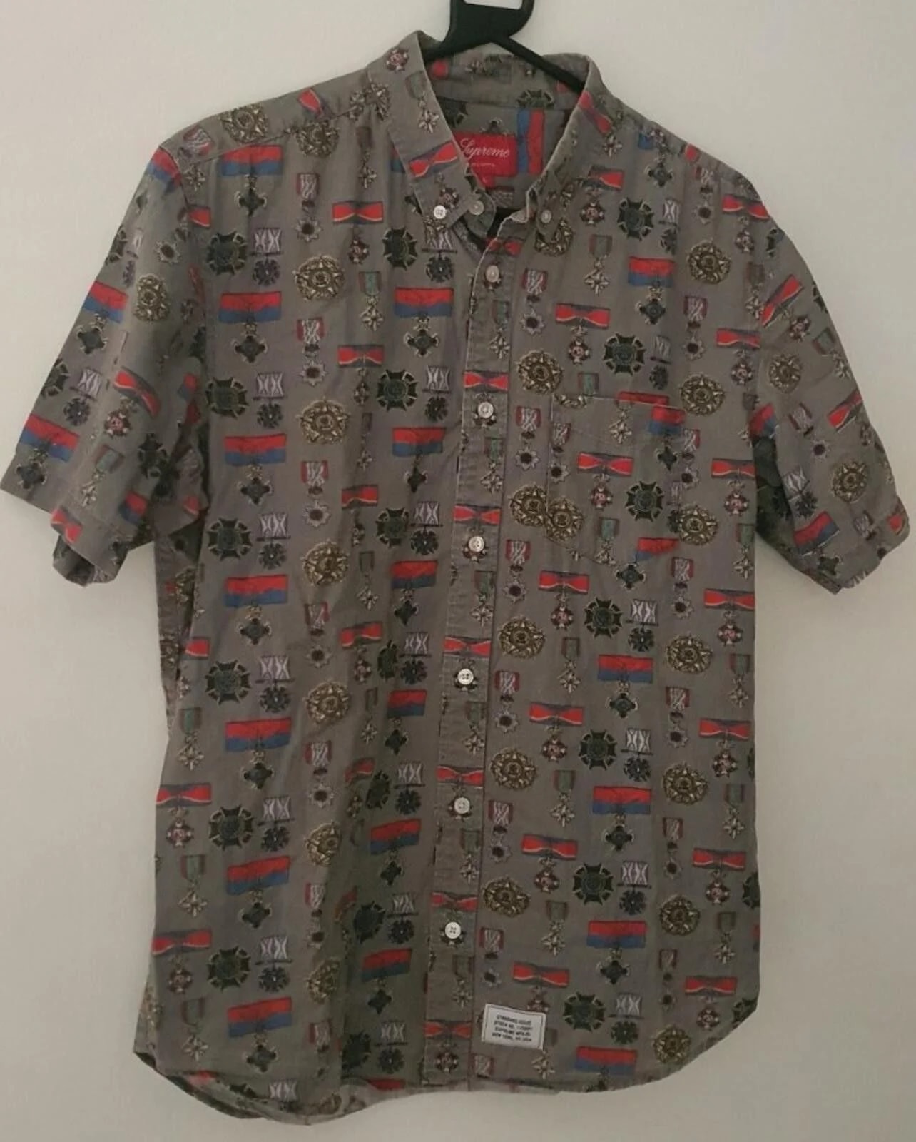 Supreme — Supreme Medal S/S Shirt — streetwear — resale