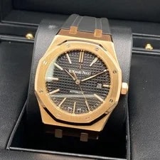 Audemars Piguet Royal Oak 15400OR.OO.D002CR.01 Rose Gold 41mm Black Dial 3