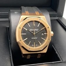 Audemars Piguet Royal Oak 15400OR.OO.D002CR.01 Rose Gold 41mm Black Dial 4