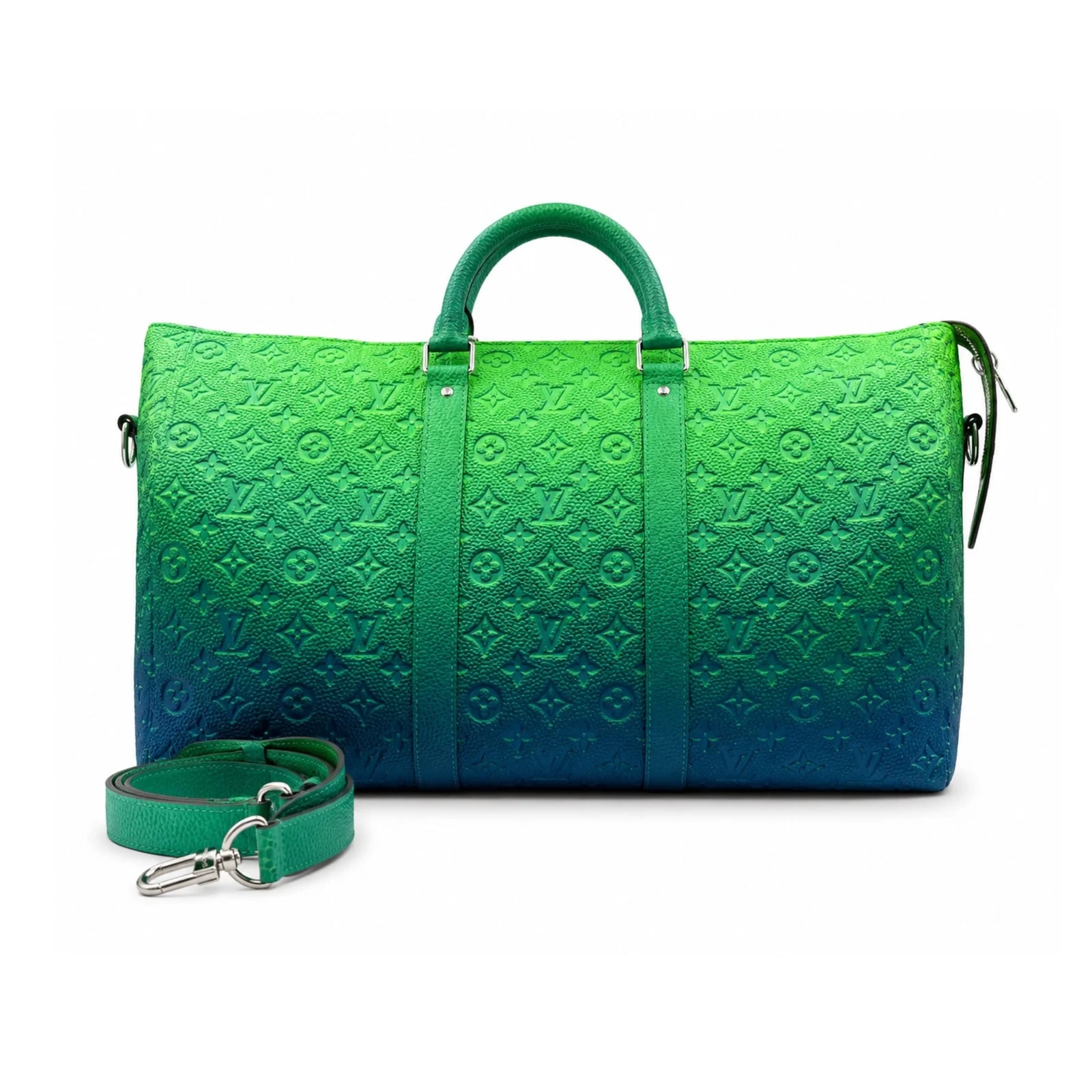 Louis Vuitton X Virgil Taurillon Illusion Keepall Bandoulerie 45 2