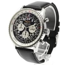 Breitling Navitimer Cosmonaut A22322 41mm SS Black/Silver Automatic #C054 2