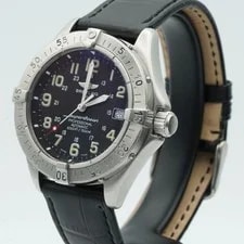 Breitling Superocean Automatic A17345 Stainless Steel 40mm Black 4