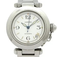 Cartier — Cartier Pasha C Small Date W31015M7 2*********** Silver — Watch — resale