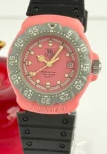 Tag Heuer — TAG Heuer 360.508 Quartz Color Pink Black Fashion Goods — Watch — resale