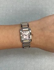 Cartier Tank Francaise Small Rose Gold/Steel 160th Anniversary 2384 4