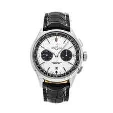 Breitling — Breitling Premier B01 Chrono Steel Auto 42mm Silver Dial AB0118221G1P1 — Watch — resale