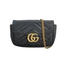 Gucci — Auth Gucci GG Marmont Super Mini — Handbag — resale