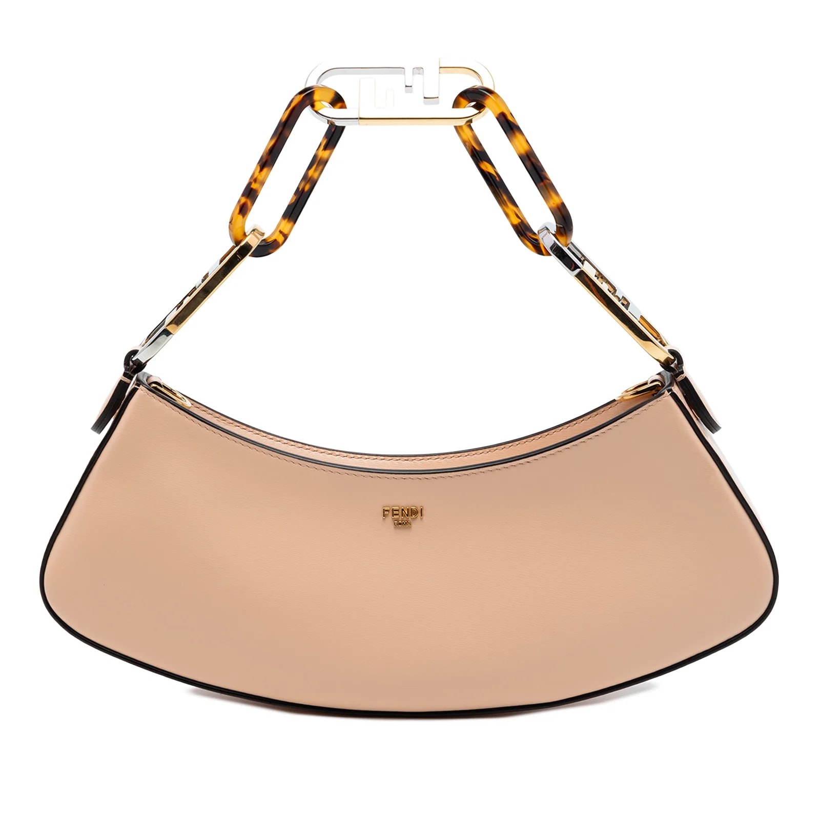 Fendi — O Lock Swing Satchel — Handbag — resale