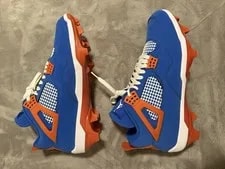 Limited Edition PE Floridagator Jordan 4 Cleats Only Size 12 in the World 3