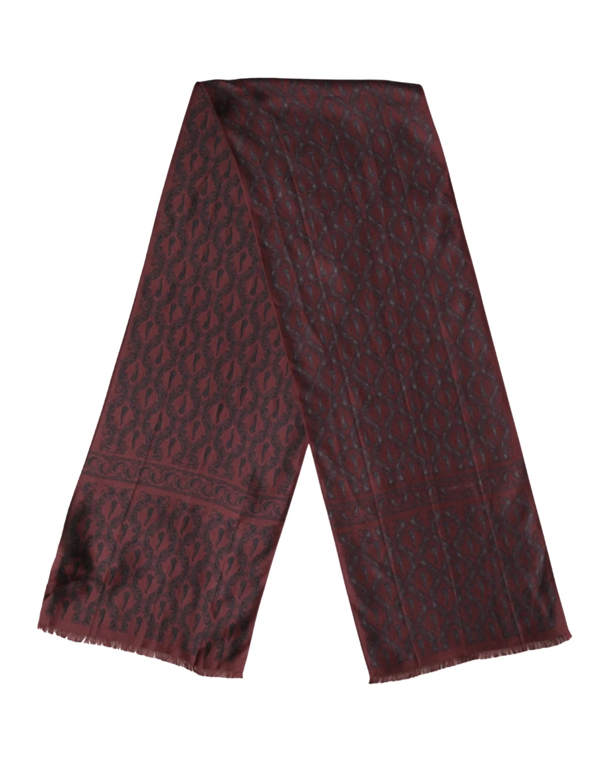 Dolce & Gabbana — Dolce & Gabbana Paisley Foulard 135cm X 22cm Scarf — Accessory — resale