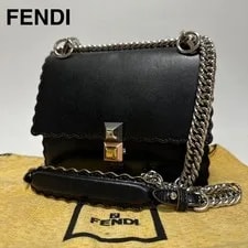 Fendi — Fendi 8M0381 Canai Studs Chain Logo From Japan — Handbag — resale