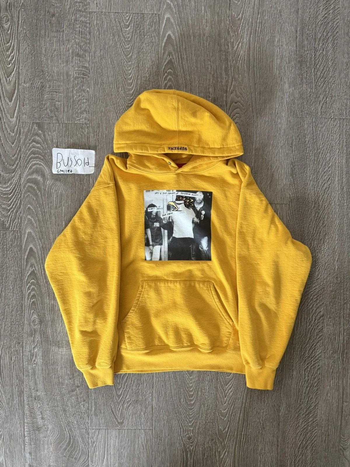 Supreme — Supreme X AntiHero Hoodie — streetwear — resale