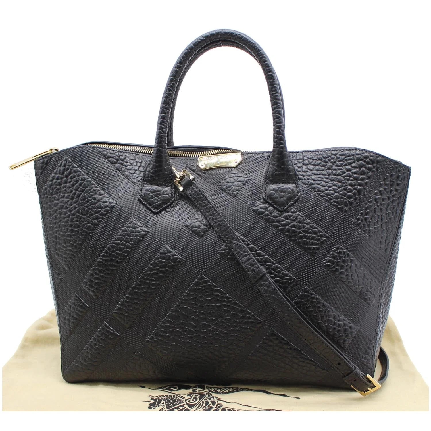 Burberry Dewsbury Medium Grain Check Embossed 3